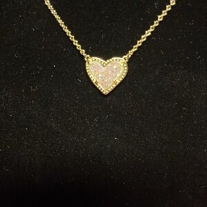 🎁Kendra Scott White Heart Necklace-NWOT